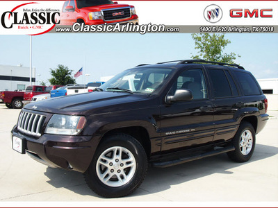 jeep grand cherokee 2004 purple suv special edition gasoline 6 cylinders rear wheel drive automatic 76018