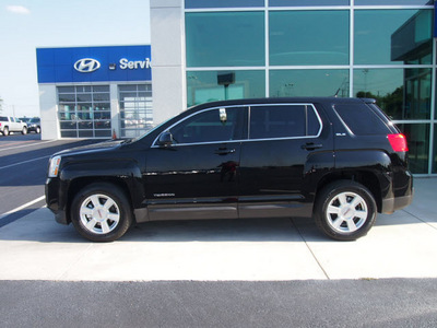 gmc terrain 2010 black suv sle 1 gasoline 4 cylinders front wheel drive 6 speed automatic 76234