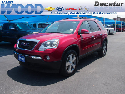 gmc acadia 2012 red suv slt 1 gasoline 6 cylinders front wheel drive 6 speed automatic 76234