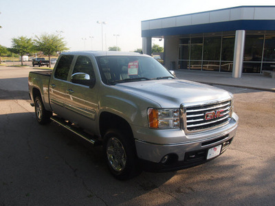 gmc sierra 1500 2010 silver slt flex fuel 8 cylinders 4 wheel drive automatic 76049