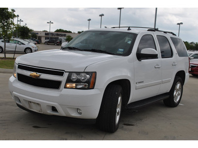 chevrolet tahoe 2007 white suv lt flex fuel 8 cylinders rear wheel drive 4 speed automatic 78233