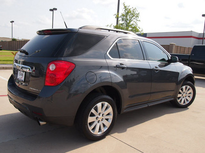 chevrolet equinox 2010 dk  gray suv lt gasoline 6 cylinders front wheel drive automatic 76018