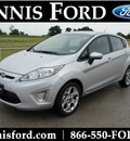 ford fiesta 2012 silver hatchback ses gasoline 4 cylinders front wheel drive automatic 75119