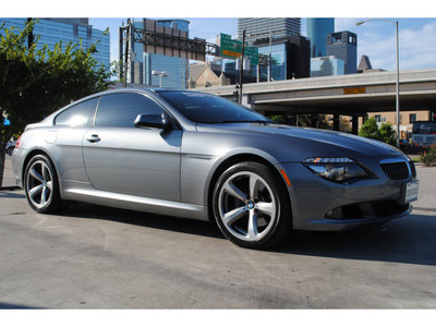 bmw 6 series 2010 dk  gray coupe 650i gasoline 8 cylinders rear wheel drive automatic 77002