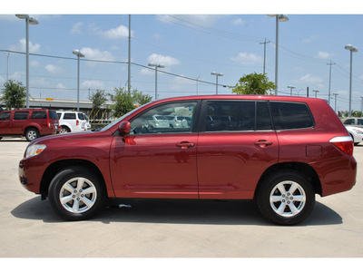 toyota highlander 2009 dk  red suv 2wd gasoline 6 cylinders front wheel drive 5 speed with overdrive 78233