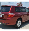 toyota highlander 2009 dk  red suv 2wd gasoline 6 cylinders front wheel drive 5 speed with overdrive 78233