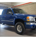 gmc sierra 2500hd 2003 blue gasoline 8 cylinders 4 wheel drive automatic 79015