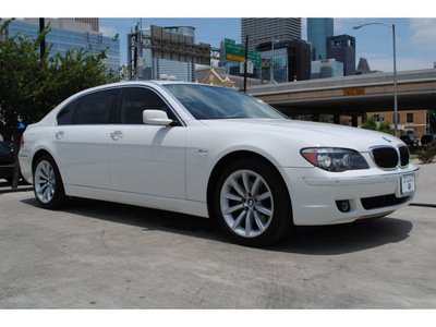 bmw 7 series 2008 white sedan 750li gasoline 8 cylinders rear wheel drive automatic 77002