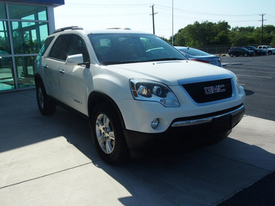 gmc acadia 2007 white suv slt 1 gasoline 6 cylinders front wheel drive shiftable automatic 76234