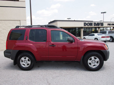 nissan xterra 2008 dk  red suv gasoline 6 cylinders 2 wheel drive automatic with overdrive 76011