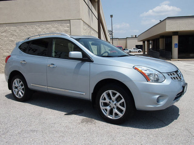 nissan rogue 2011 lt  blue sl gasoline 4 cylinders front wheel drive automatic with overdrive 76011