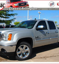 gmc sierra 1500 2012 lt  gray sle flex fuel 8 cylinders 2 wheel drive automatic 76018