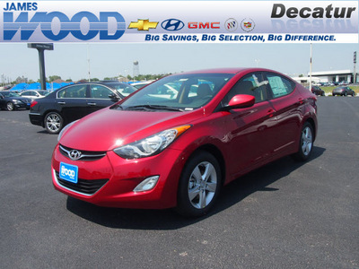 hyundai elantra 2013 red sedan gls gasoline 4 cylinders front wheel drive 6 speed automatic 76234