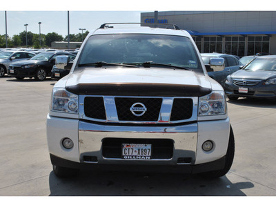 nissan armada 2007 white suv le ffv flex fuel 8 cylinders rear wheel drive 5 speed automatic 78233