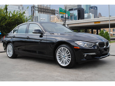 bmw 3 series 2012 black sedan 328i gasoline 4 cylinders rear wheel drive automatic 77002