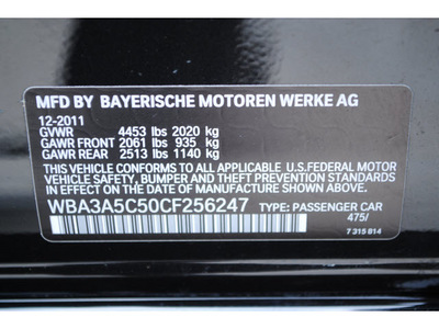 bmw 3 series 2012 black sedan 328i gasoline 4 cylinders rear wheel drive automatic 77002