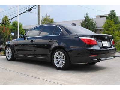 bmw 5 series 2010 black sedan 535i gasoline 6 cylinders rear wheel drive automatic 77002