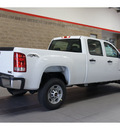 gmc sierra 2500hd 2012 white work truck gasoline 8 cylinders 4 wheel drive automatic 79015