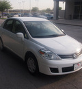 nissan versa 2011 white sedan 1 8 s gasoline 4 cylinders front wheel drive automatic 76049