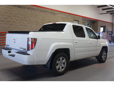 honda ridgeline 2007 white rts gasoline 6 cylinders all whee drive 5 speed automatic 79015