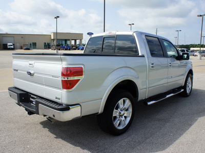 ford f 150 2010 silver lariat supercrew flex fuel 8 cylinders 2 wheel drive automatic 75119