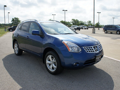 nissan rogue 2009 blue suv sl awd gasoline 4 cylinders all whee drive automatic 75119