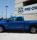 dodge ram pickup 1500 2008 blue pickup truck sxt gasoline 8 cylinders rear wheel drive automatic with overdrive 76011