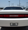 dodge challenger 2012 white coupe r t gasoline 8 cylinders rear wheel drive 6 speed manual 76011