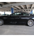 bmw 6 series 2012 black coupe 640i gasoline 6 cylinders rear wheel drive automatic 77002