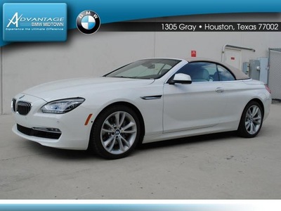 bmw 6 series 2012 white 640i gasoline 6 cylinders rear wheel drive automatic 77002
