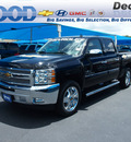 chevrolet silverado 1500 2012 black lt flex fuel 8 cylinders 2 wheel drive 6 speed automatic 76234