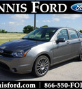 ford focus 2010 dk  gray sedan ses gasoline 4 cylinders front wheel drive automatic 75119