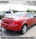 pontiac g6 2008 red gt gasoline 6 cylinders front wheel drive automatic 79065