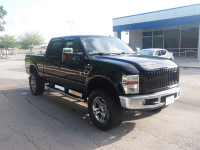 ford f 250 super duty 2008 black lariat diesel 8 cylinders 4 wheel drive automatic 76049