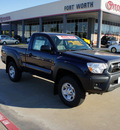 toyota tacoma 2012 blue gasoline 4 cylinders 4 wheel drive 5 speed manual 76116