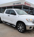 toyota tundra 2012 white grade gasoline 8 cylinders 2 wheel drive automatic 76116