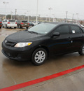 toyota corolla 2012 black sedan gasoline 4 cylinders front wheel drive automatic 76116