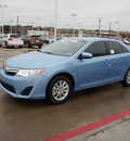 toyota camry 2012 blue sedan le gasoline 4 cylinders front wheel drive automatic 76116