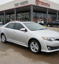 toyota camry 2012 silver sedan se gasoline 4 cylinders front wheel drive automatic 76116