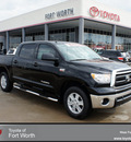 toyota tundra 2012 black grade gasoline 8 cylinders 2 wheel drive automatic 76116