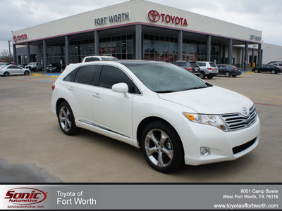 toyota venza 2012 white limited gasoline 6 cylinders front wheel drive automatic 76116