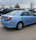 toyota camry 2012 blue sedan le gasoline 4 cylinders front wheel drive automatic 76116