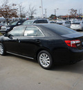 toyota camry 2012 black sedan le gasoline 4 cylinders front wheel drive automatic 76116