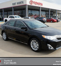 toyota camry 2012 black sedan xle gasoline 4 cylinders front wheel drive automatic 76116