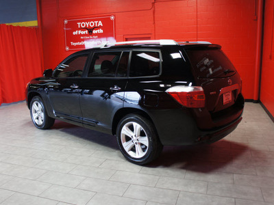 toyota highlander 2009 black suv limited gasoline 6 cylinders front wheel drive automatic 76116