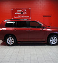 toyota highlander 2009 dk  red suv gasoline 6 cylinders front wheel drive automatic 76116