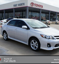 toyota corolla 2012 silver sedan s gasoline 4 cylinders front wheel drive automatic 76116