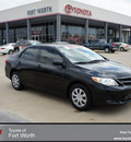 toyota corolla 2011 black sedan le gasoline 4 cylinders front wheel drive automatic 76116