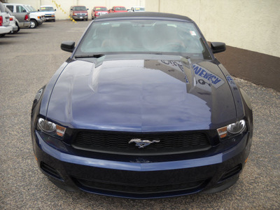 ford mustang 2011 blue gasoline 6 cylinders rear wheel drive automatic 79925