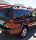 jeep commander 2008 dk  red suv limited gasoline 8 cylinders 4 wheel drive 5 speed with overdrive 76210